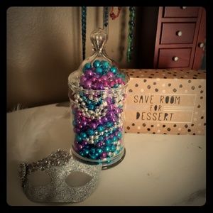 Glass Candy Jar with Domed Lid